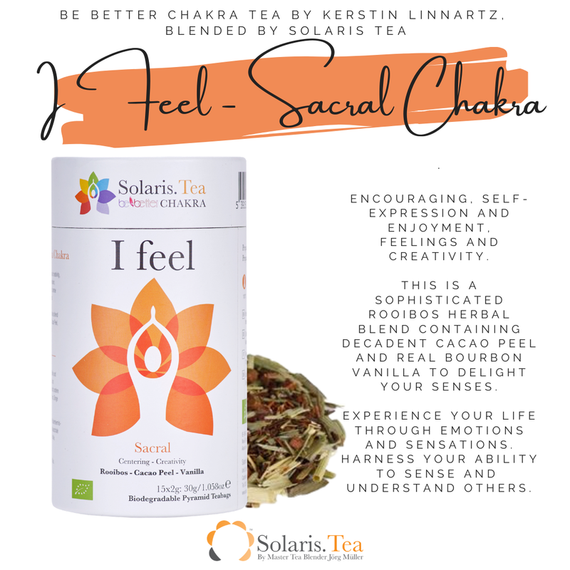 Solaris I Feel – Sacral Chakra Organic Teabags x15