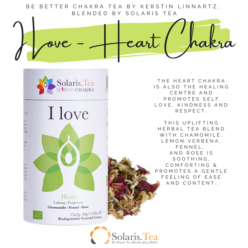 Solaris I Love – Heart Chakra Organic Teabags x15